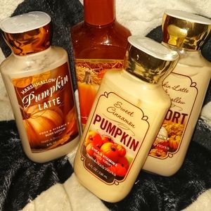 Pumpkin scents bundle from Bath and Body Works